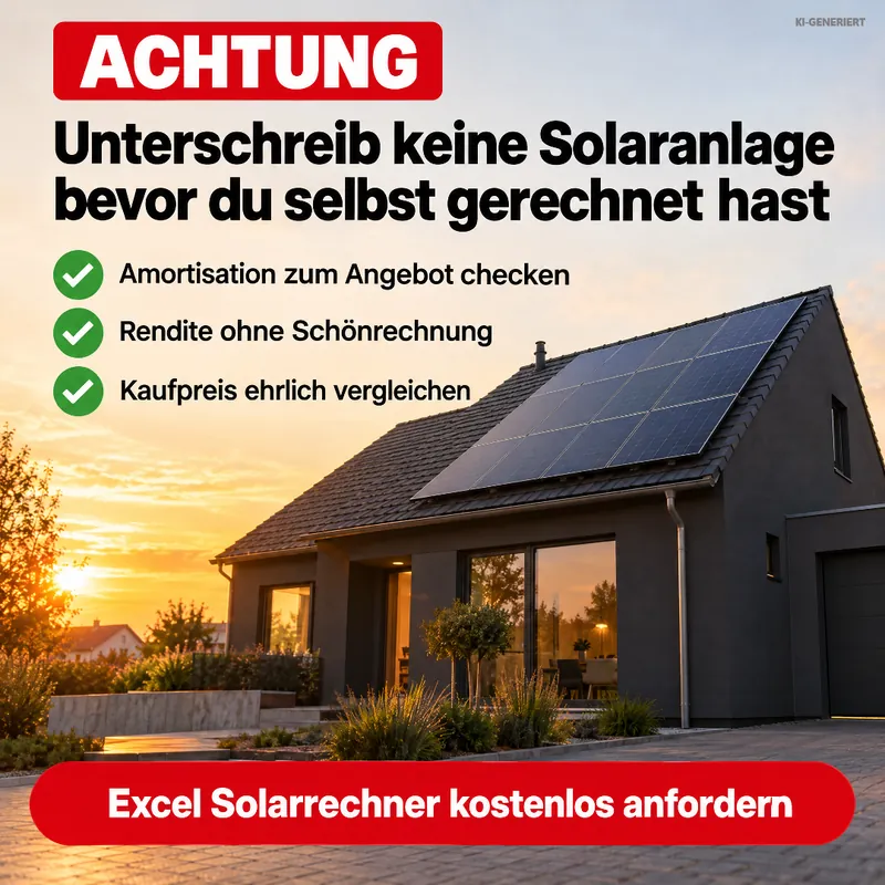 Static ad for a solar calculator