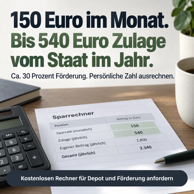 Static ad for a savings calculator