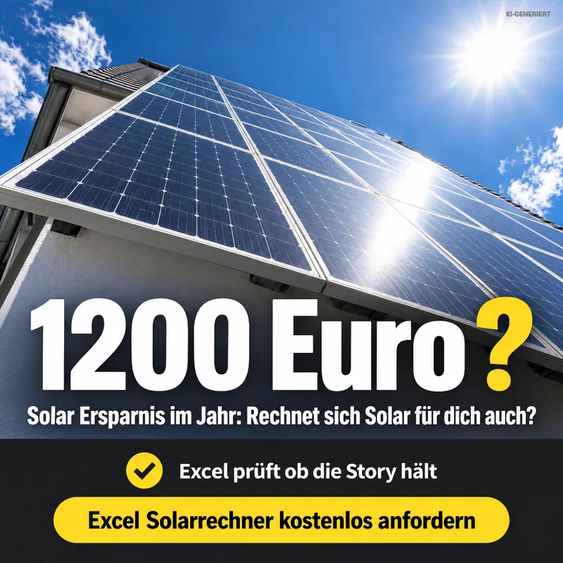 Static ad for solar savings